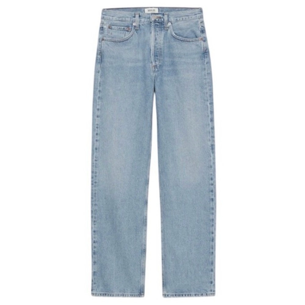 AGOLDE Kelly High Rise Relaxed Straight Leg Designer Jeans - SZ 23 NWT - Picture 1 of 8